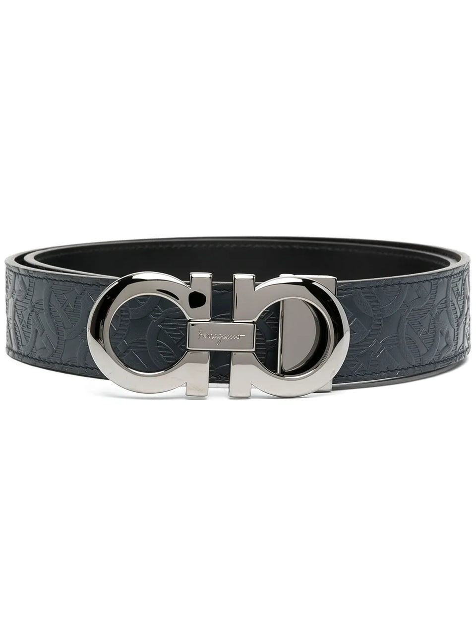 reversible Gancini buckle belt