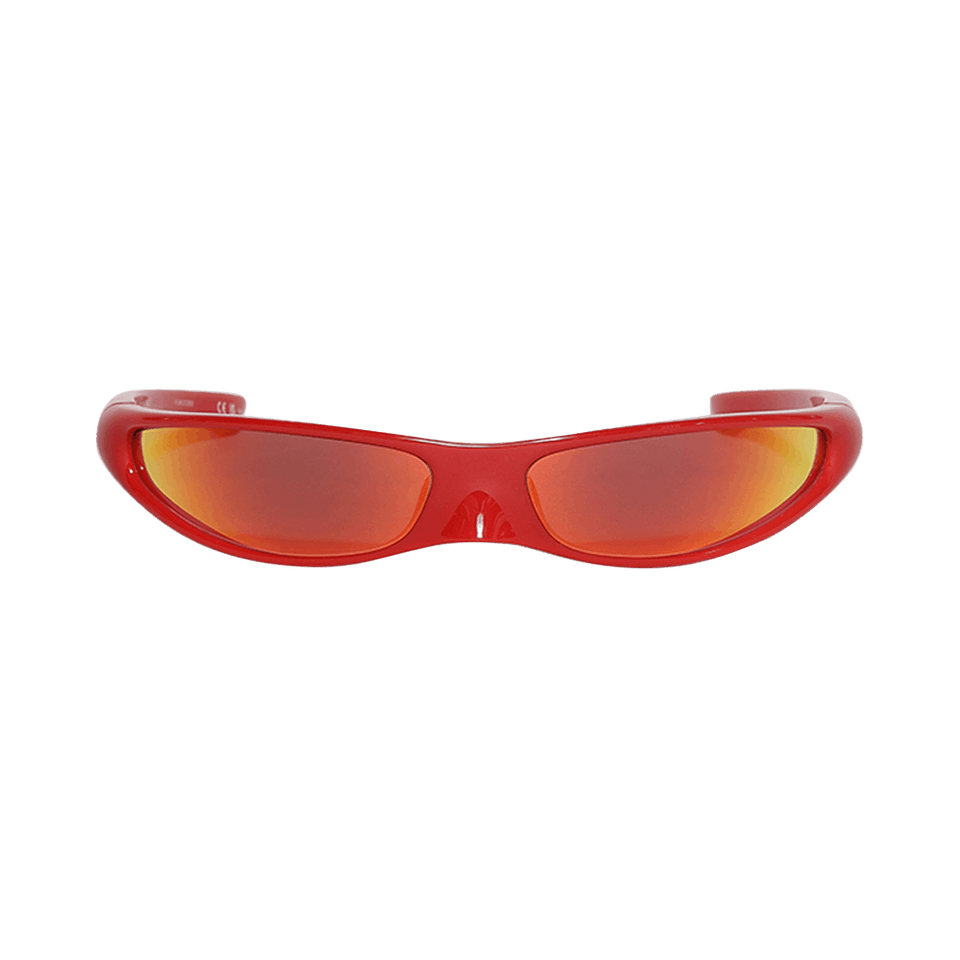 Balenciaga Shield Sunglasses Red