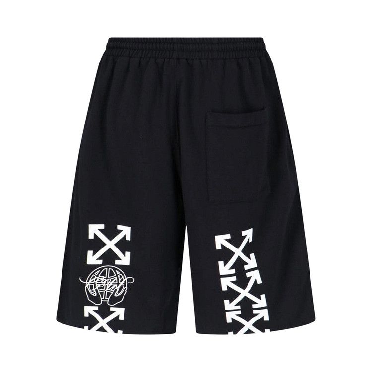 Off-White Exactly The Opposite Arrow Skate Sweatshorts Black