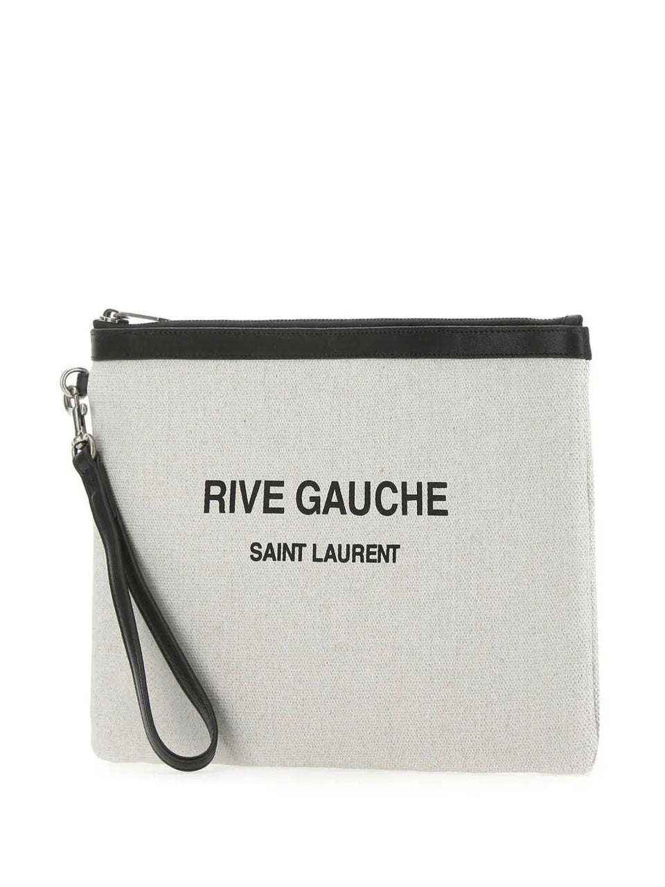 logo-print clutch