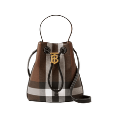 Burberry Mini Drawstring Bag Birch/Brown