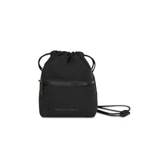Bottega Veneta Lightweight Paper Nylon Multifunctional Storage Bag Black