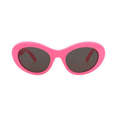 Balenciaga Round Sunglasses Pink/Grey