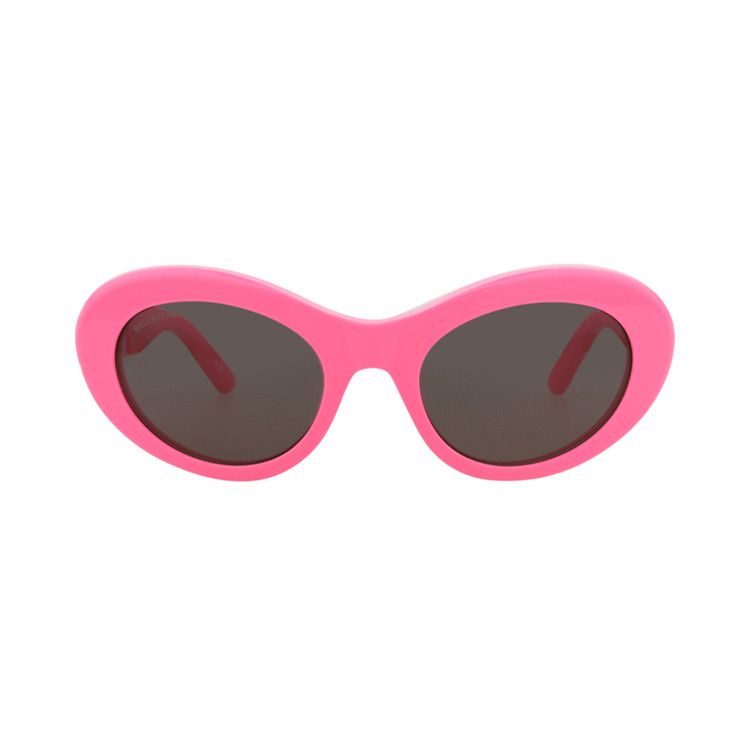 Balenciaga Round Sunglasses Pink/Grey