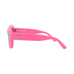 Balenciaga Round Sunglasses Pink/Grey