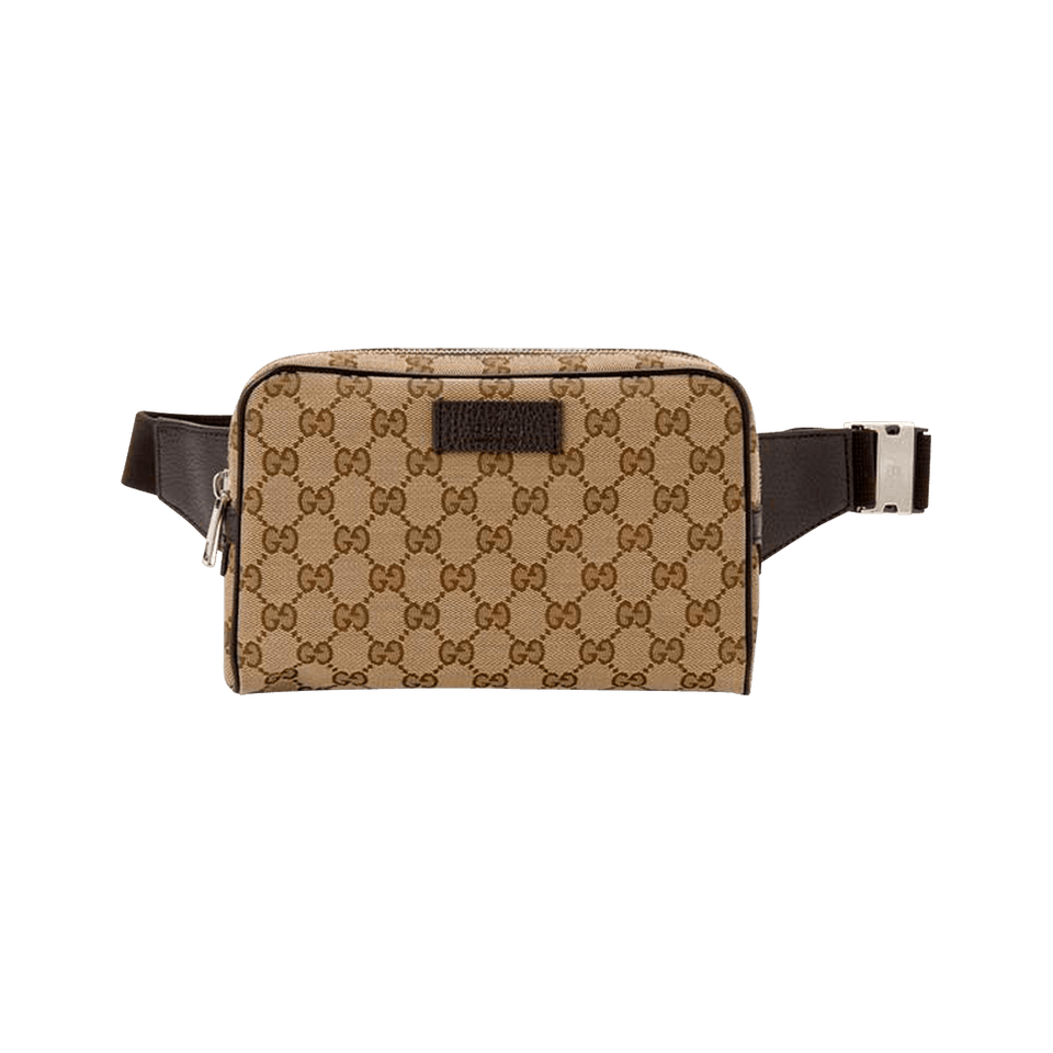 Gucci GG Supreme Belt Bag Beige/Black