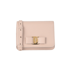Ferragamo Vara Bow Crossbody Bag Pink