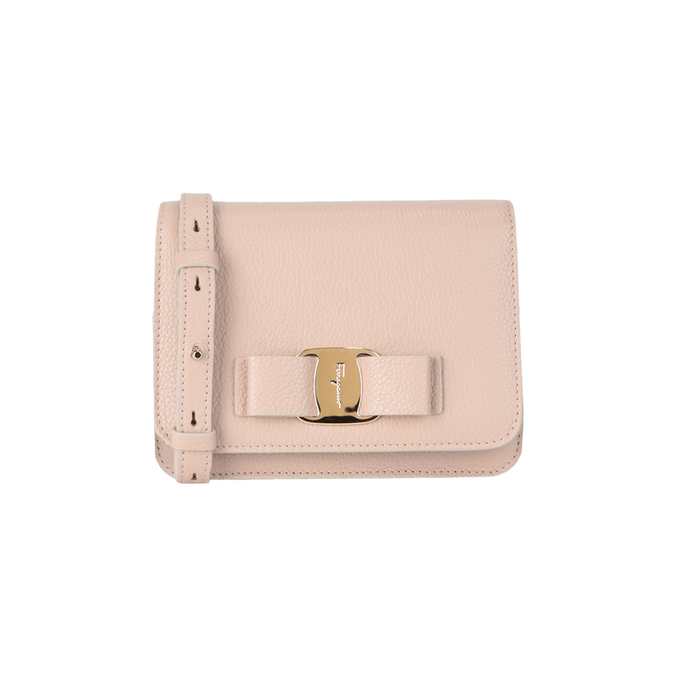 Ferragamo Vara Bow Crossbody Bag Pink