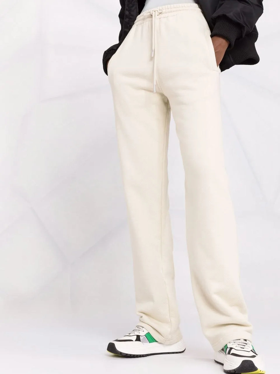 Diag stripe track pants