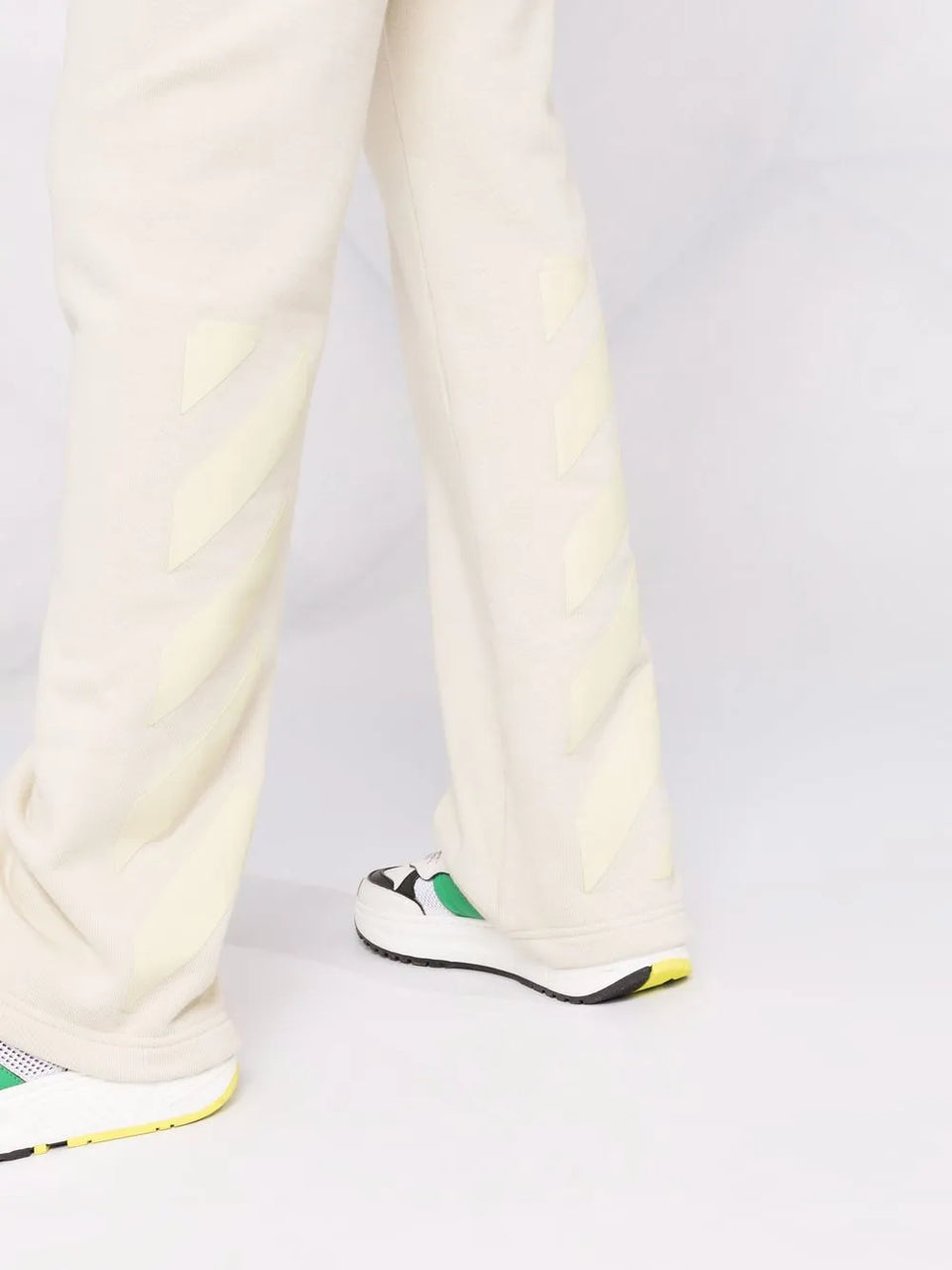 Diag stripe track pants
