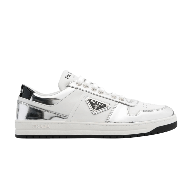 Wmns Prada Downtown Leather 'Silver White'