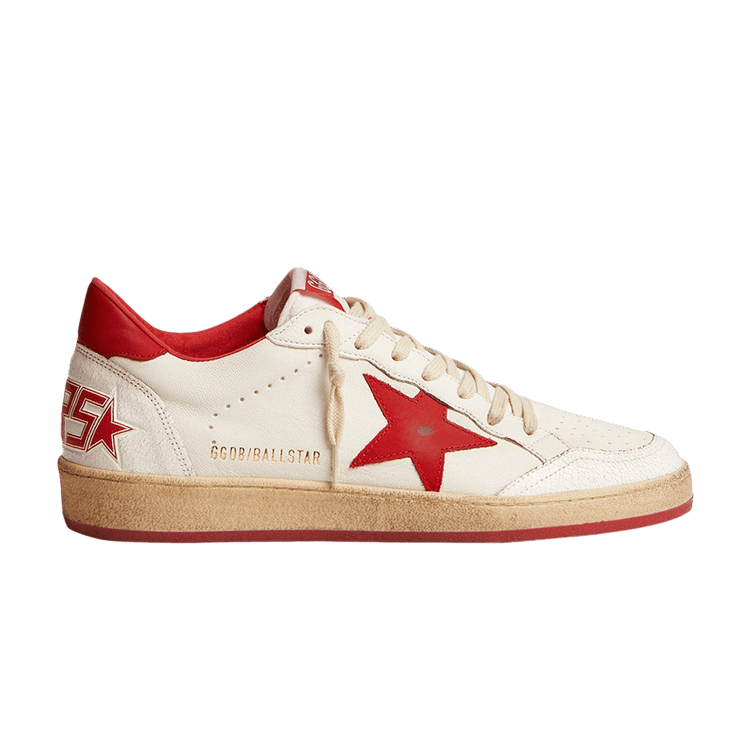 Golden Goose Ball Star White Red