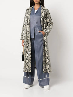 logo-print pajama shirt