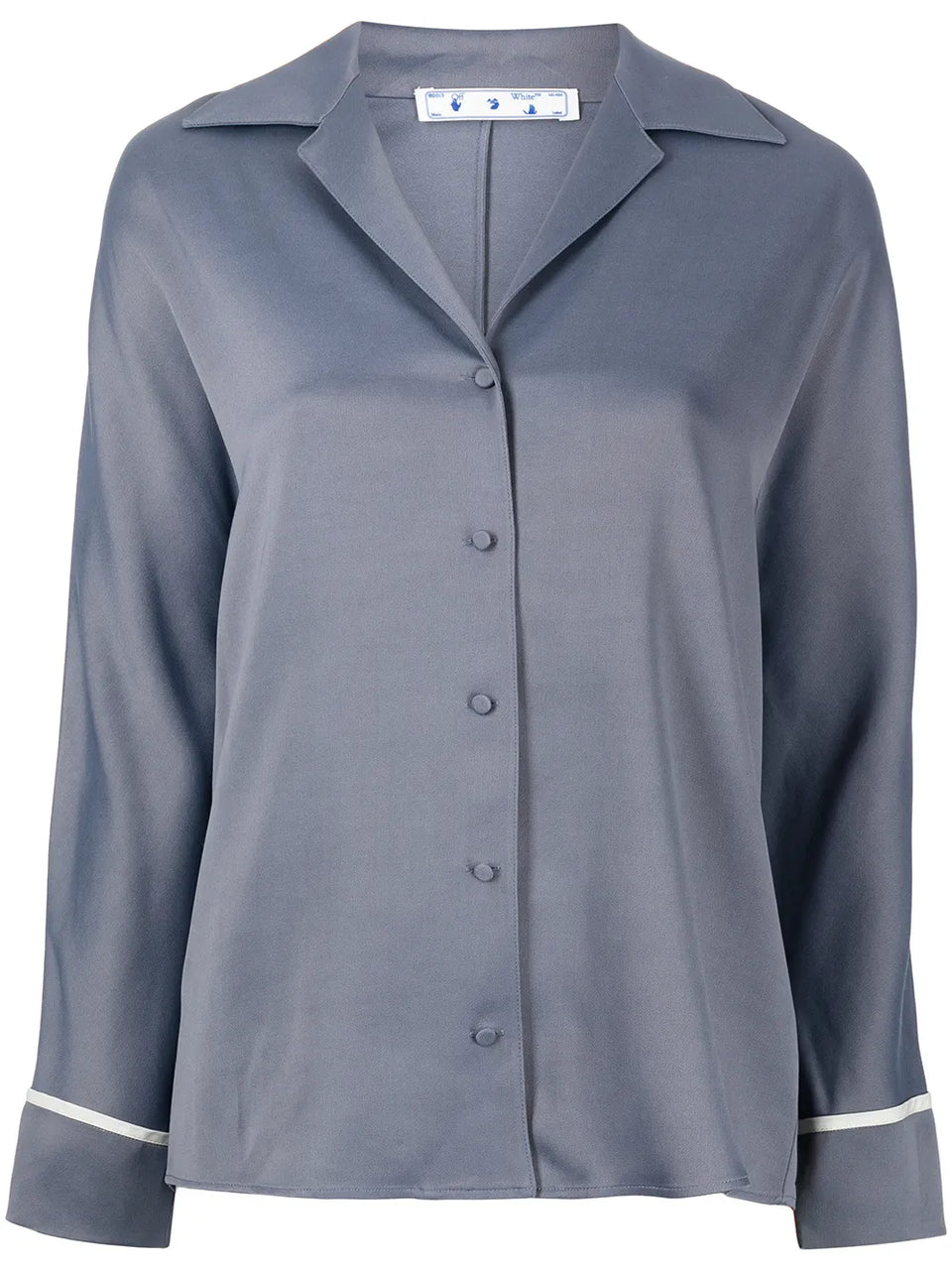 logo-print pajama shirt