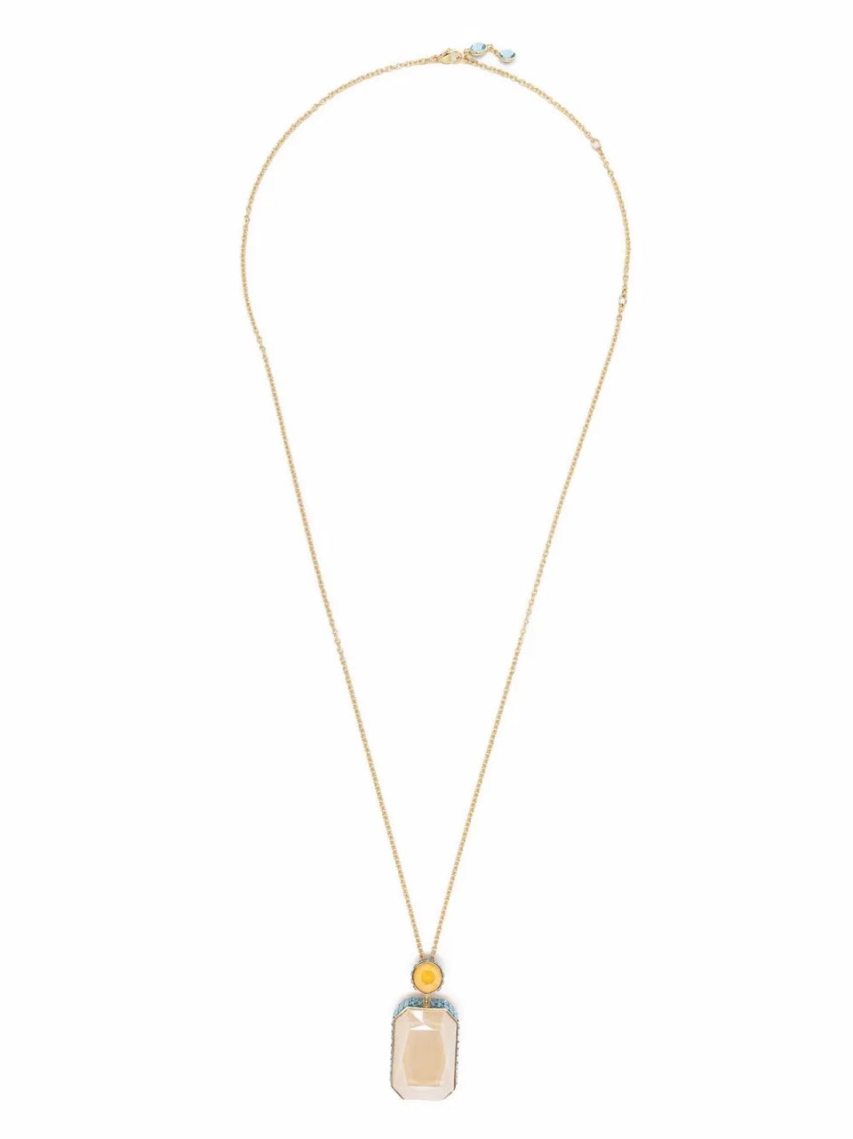 Orbita octagon cut crystal necklace