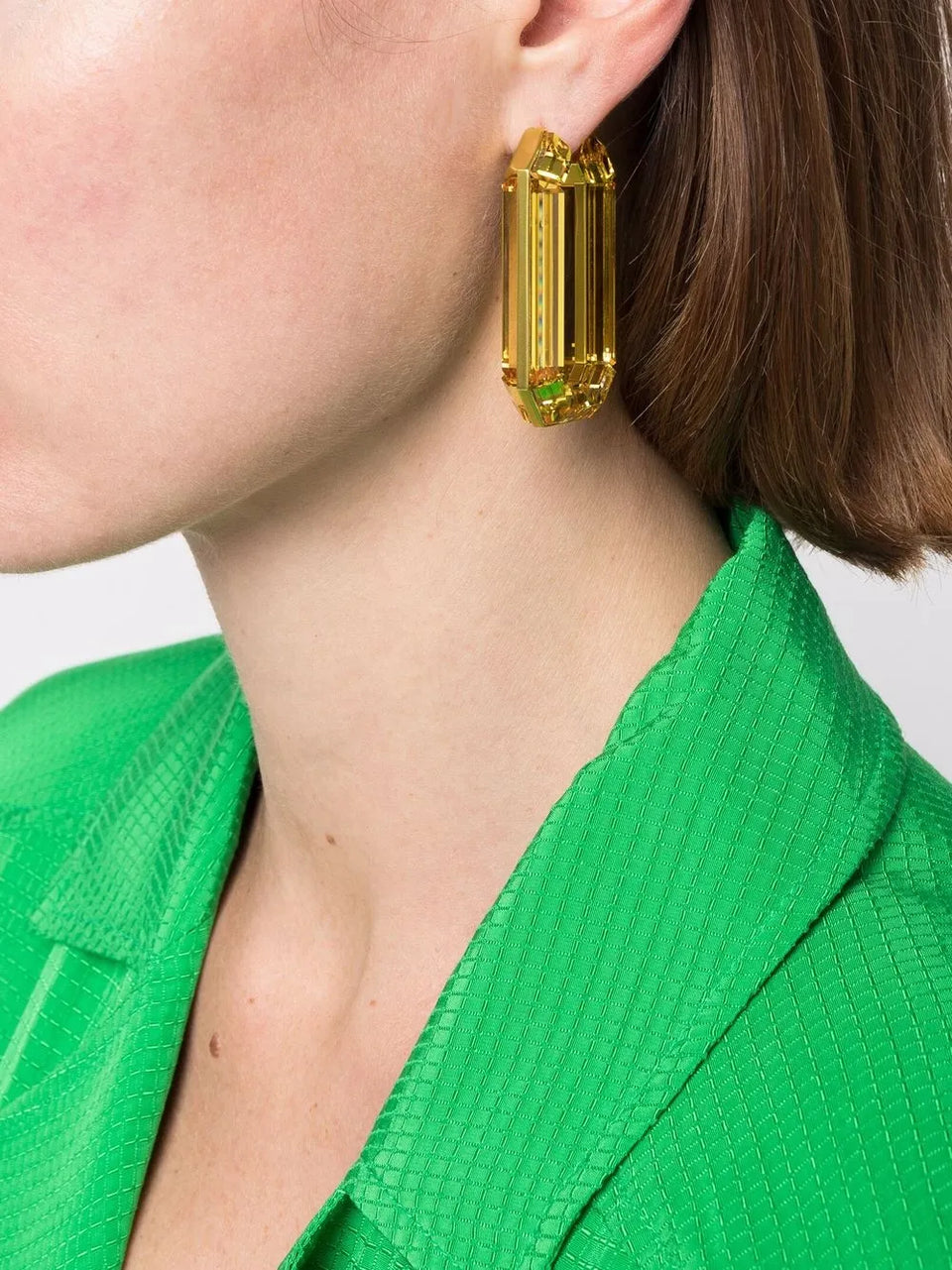 Lucent hoop earrings
