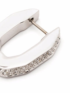 Dextera octagonal hoop earrings