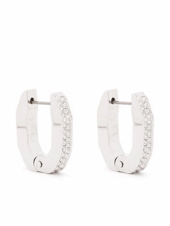Dextera octagonal hoop earrings