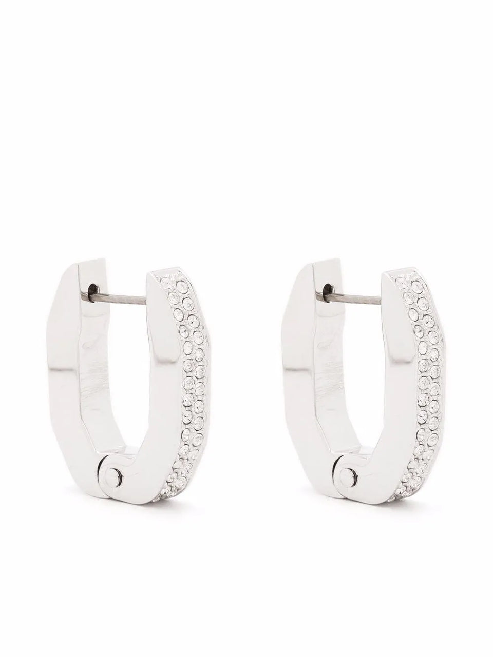 Dextera octagonal hoop earrings