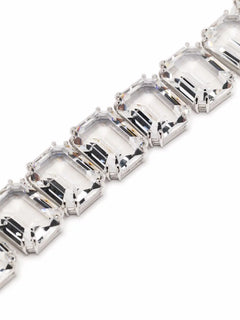 Millenia octagon cut crystals necklace