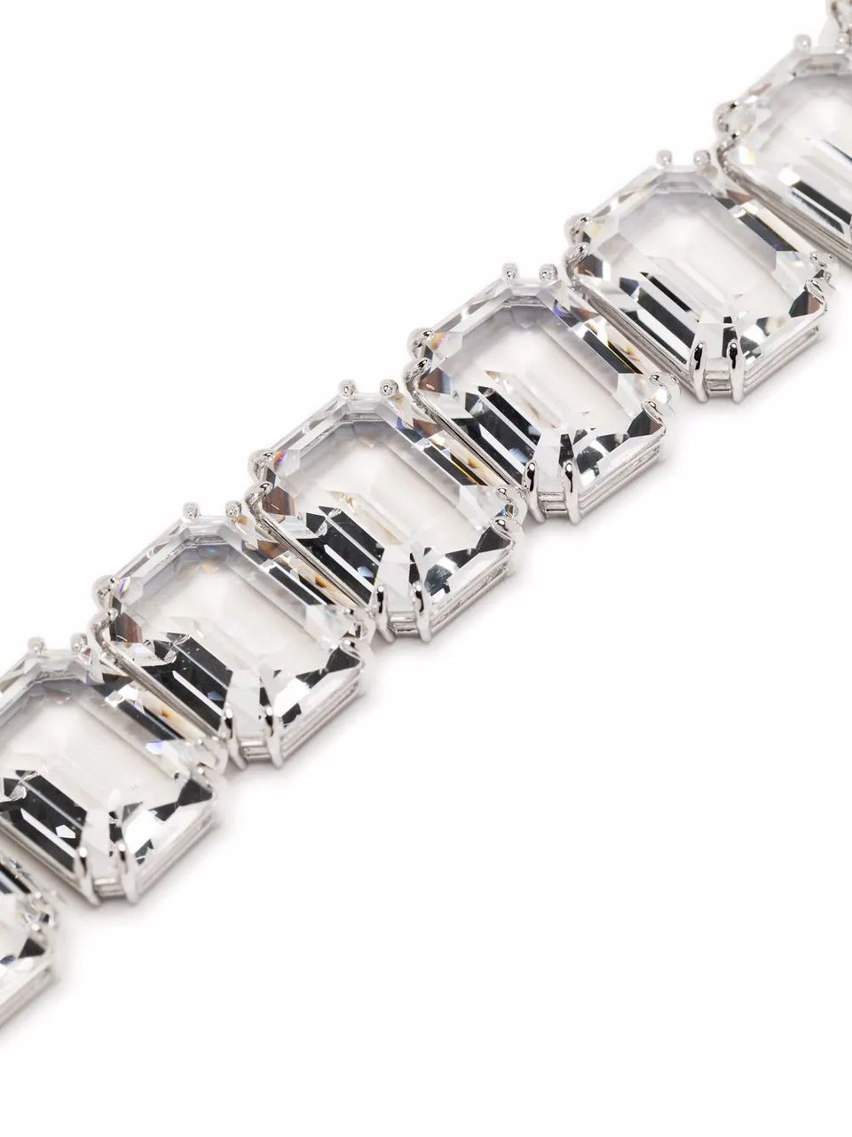 Millenia octagon cut crystals necklace