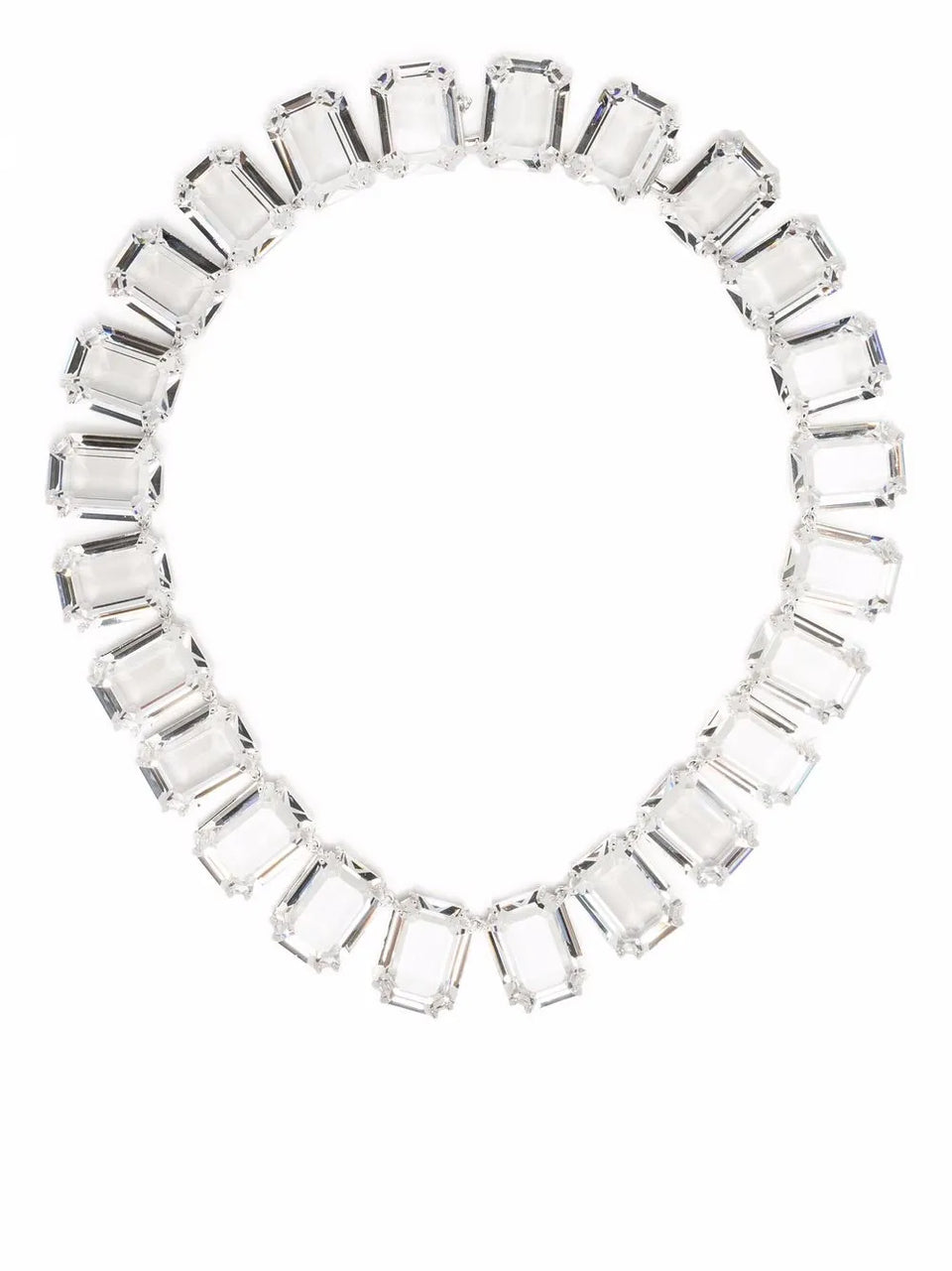 Millenia octagon cut crystals necklace