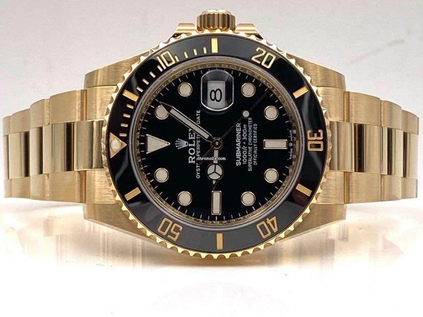 Rolex | Submariner | 126618LN | Yellow gold | Yellow gold | Black | Automatic