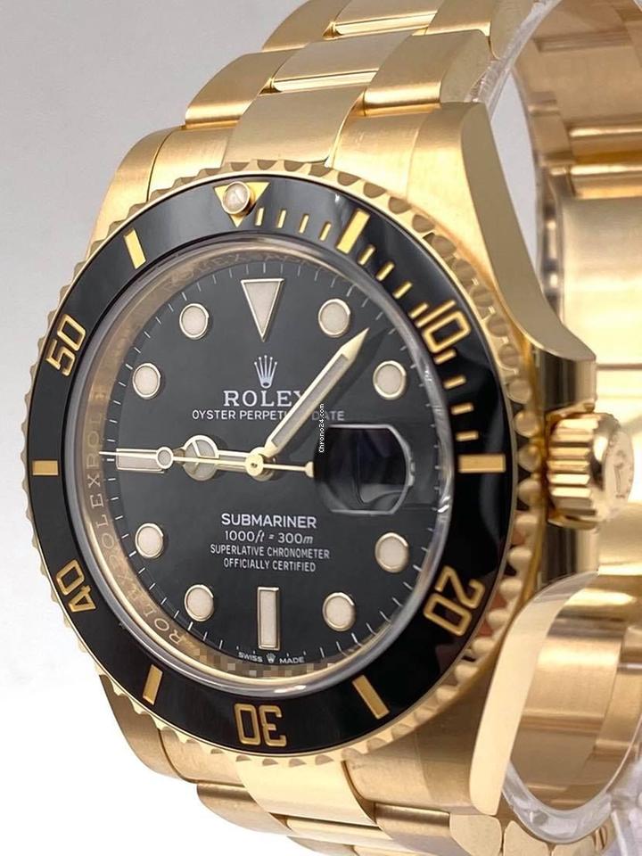 Rolex | Submariner | 126618LN | Yellow gold | Yellow gold | Black | Automatic