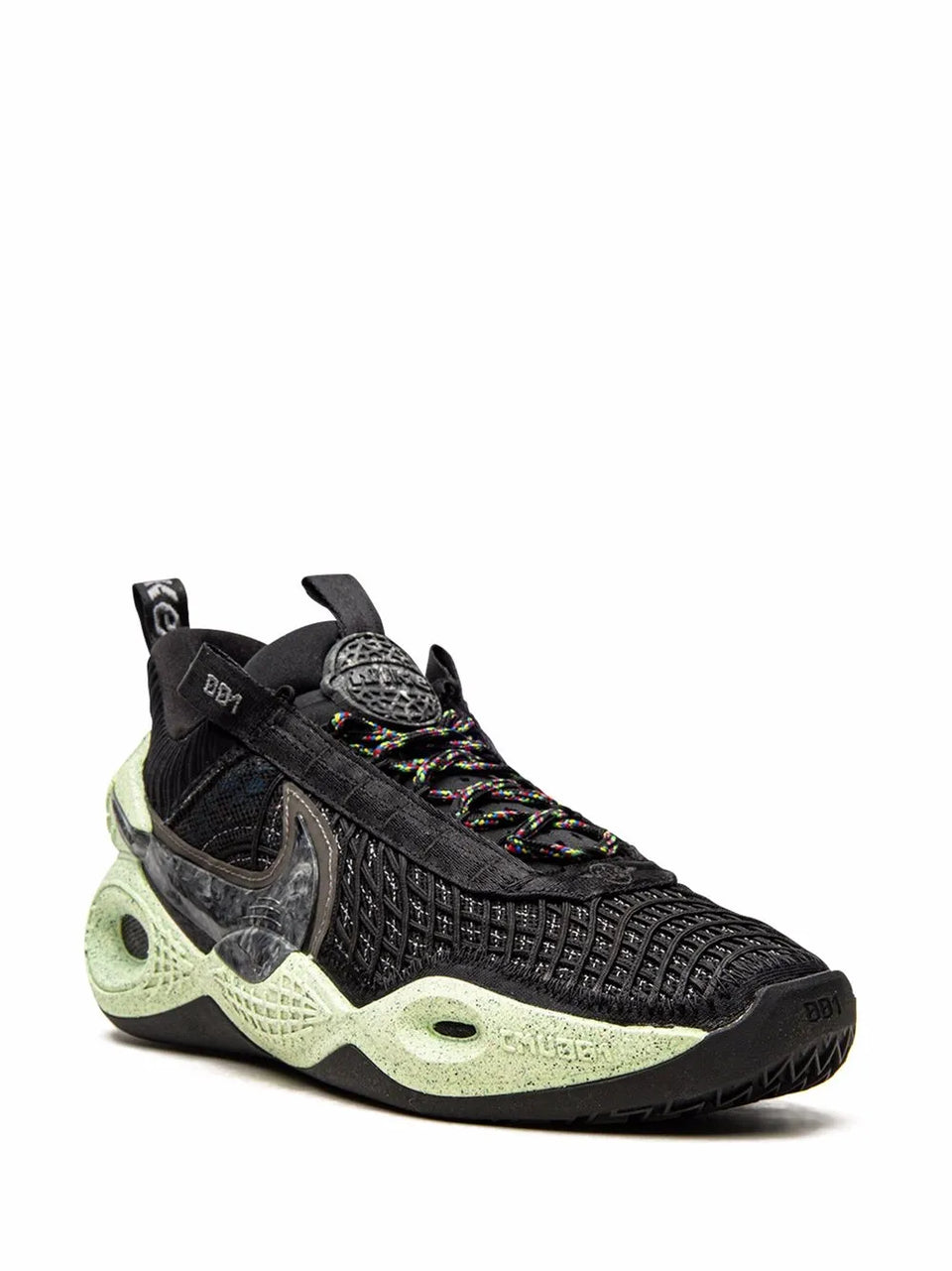 Cosmic Unity "Green Glow" sneakers