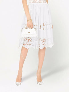 mini Sicily crochet raffia top-handle bag