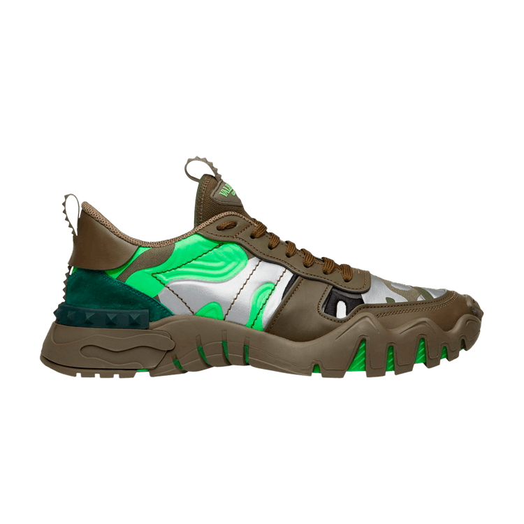 Valentino Rockrunner Camo Plus Military Neon Green