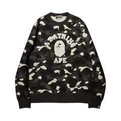 Bape City Camo College Crewneck Sweatshirt Medium Size
