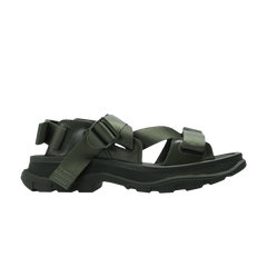 Alexander McQueen Strappy Leather Sport Sandal Khaki