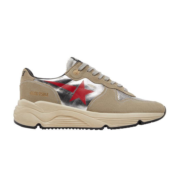 Golden Goose Running Sole Silver Ice Grey