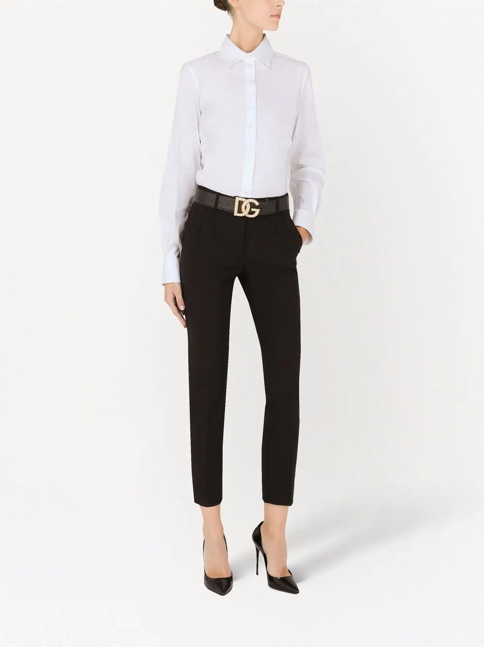 button-up poplin shirt