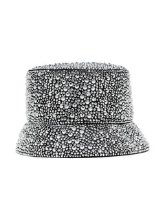 crystal-embellished bucket hat