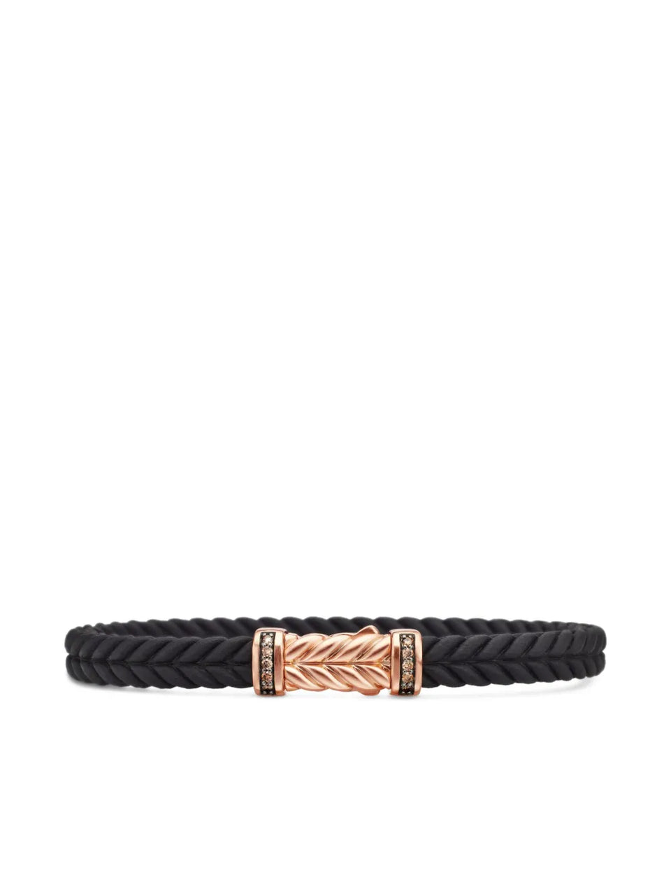 18kt rose gold Chevron bracelet (6mm)