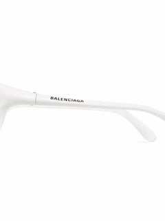 Bat rectangle-frame sunglasses