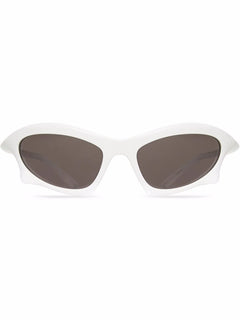 Bat rectangle-frame sunglasses