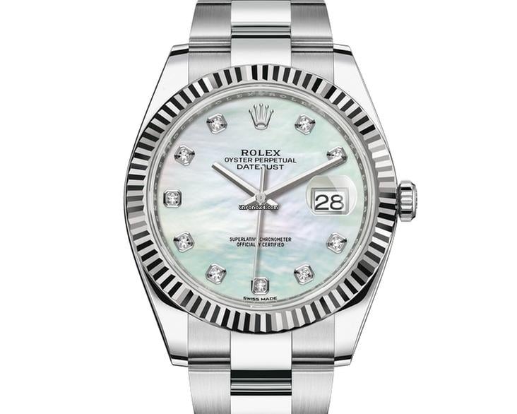 Rolex | Datejust | 126334 | Steel | 41 mm | Steel | Mother of pearl | Automatic