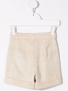 high-waisted mini shorts