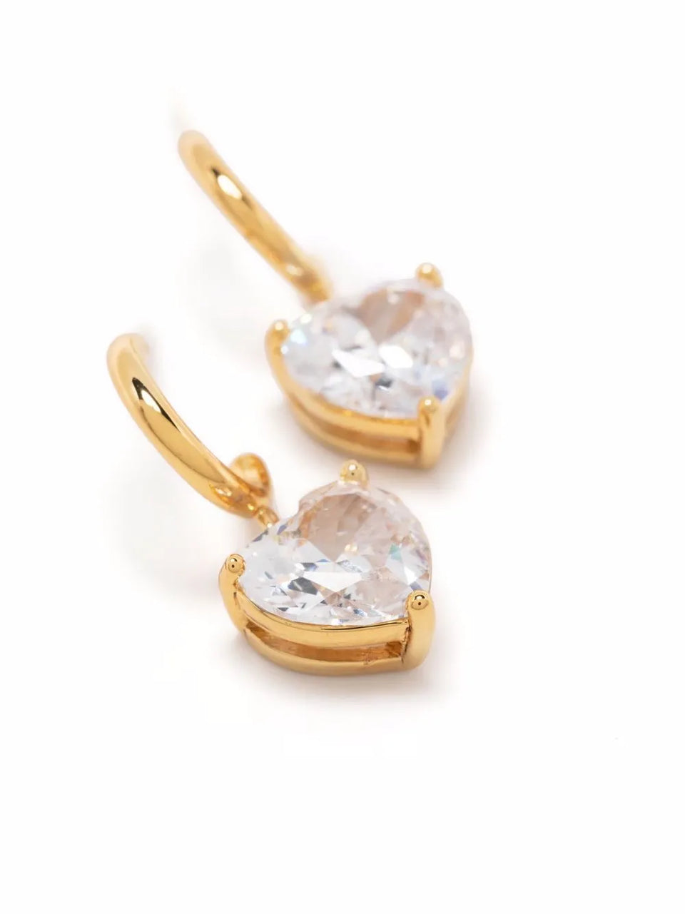 love heart huggie earrings