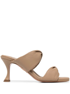 Twist double-strap sandals