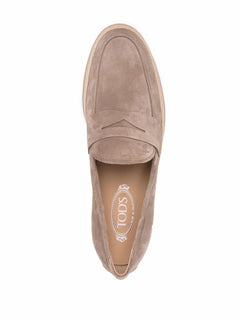 woven-trim penny loafers