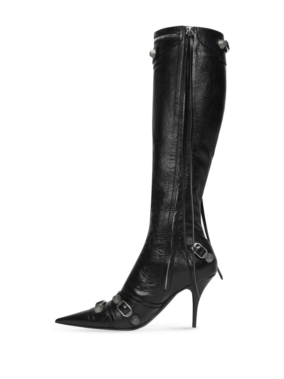 90mm Cagole leather boots