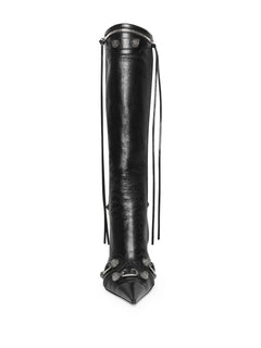 90mm Cagole leather boots