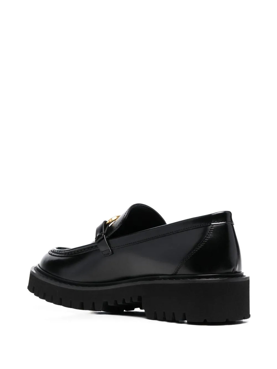 VLogo Signature leather loafers