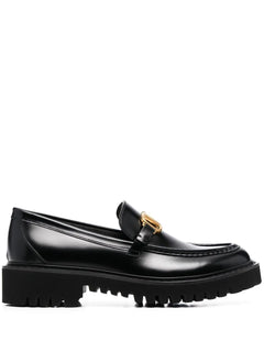 VLogo Signature leather loafers