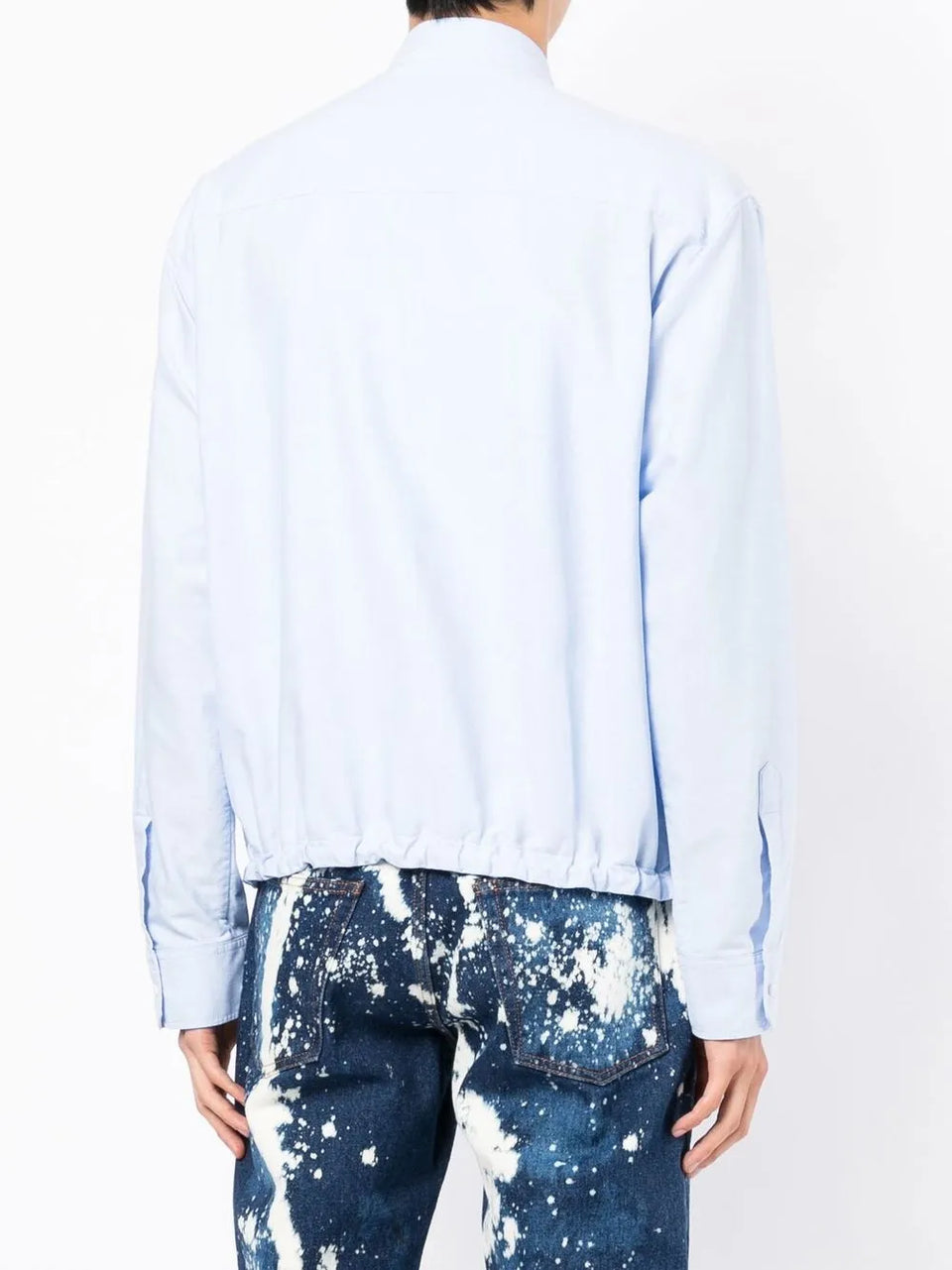 logo-patch long sleeve shirt
