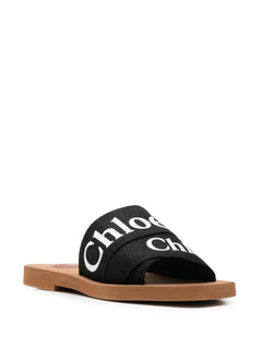 Woody logo-detail sandals
